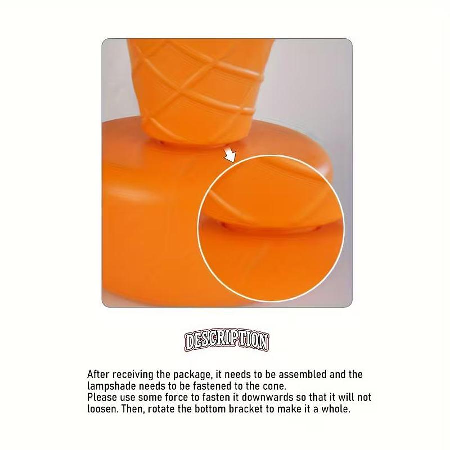 Outood plastic Ice Cream Cone Display - 3 sizes available -