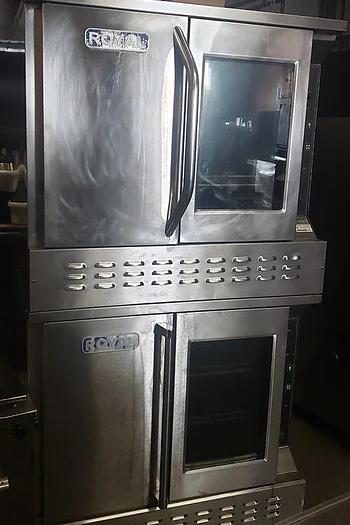 Used Royal Range S/S Gas 2 Deck Convection Oven