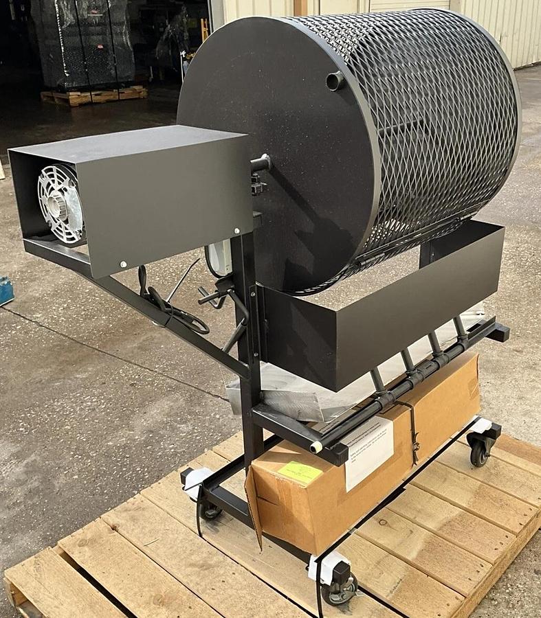 Used McBroom's Arizona Chile pepper Roaster Medium 24"x24" barrel Propane Motorized - BRAND NEW CLEARANCE ITEM