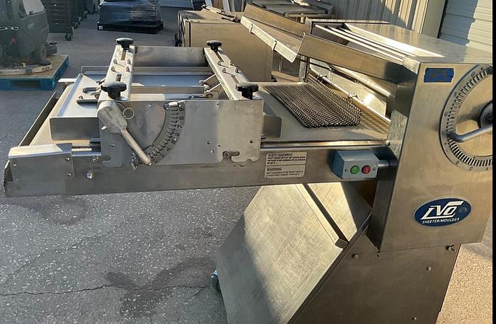 Refurbished LVO dough roller sheeter on casters