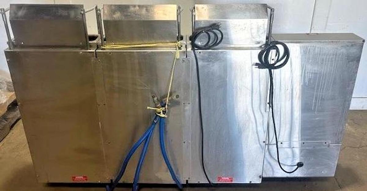 Used PITCO F18SS-CLQV"H.D COMMERCIAL N GAS FRYER WITH DUMPSTER AND 6 BASKETS