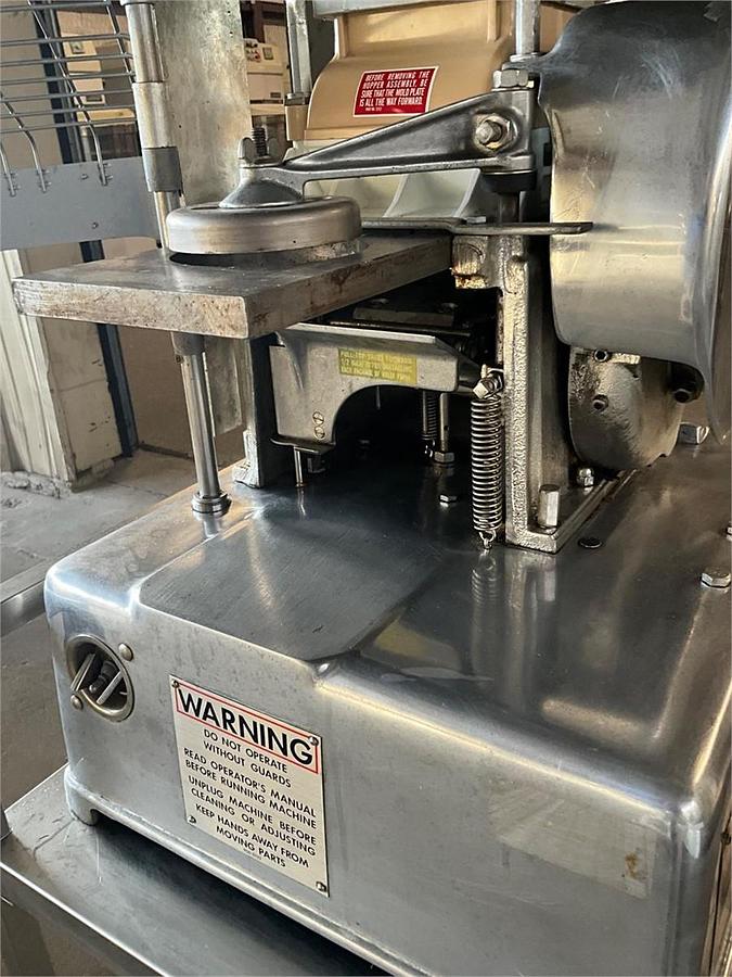 Used Hollymatic Super 54 hamburger patty machine