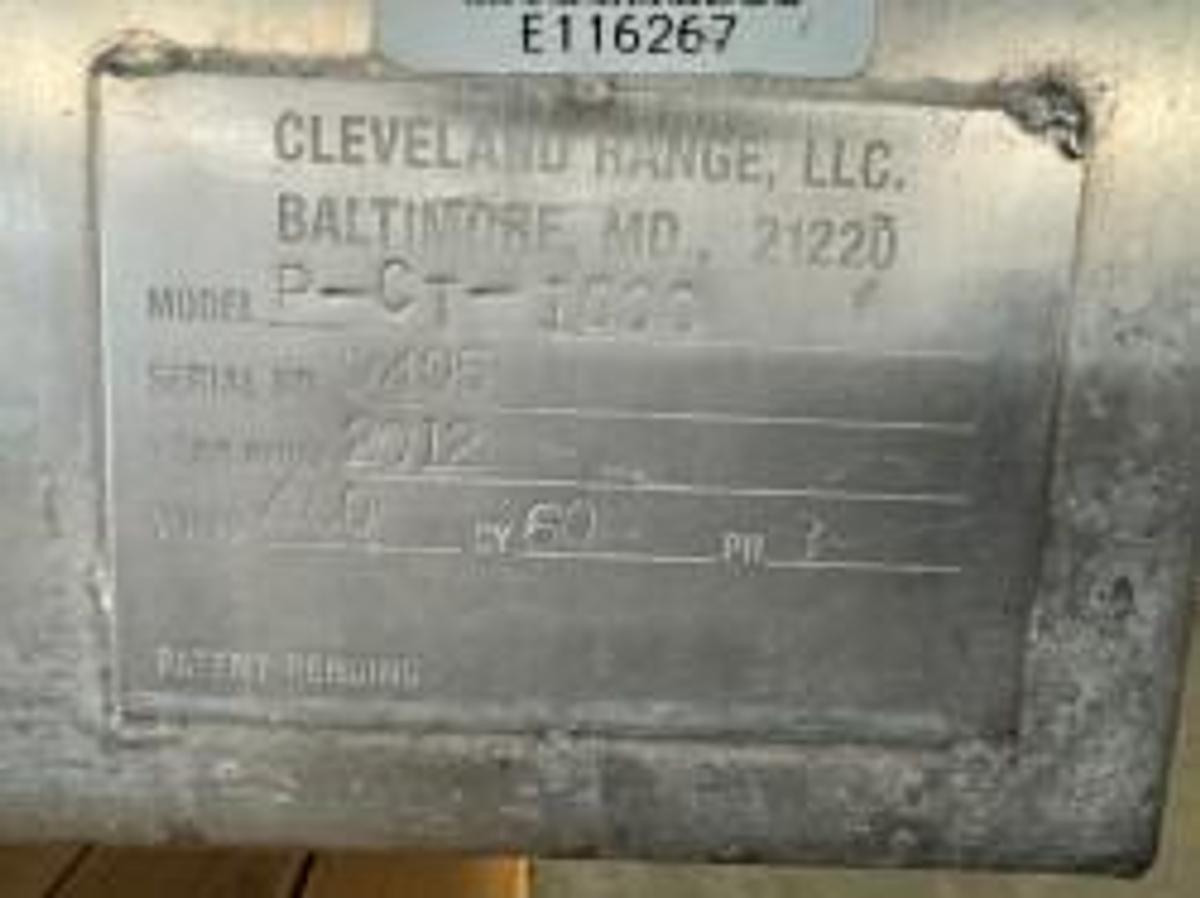 Refurbished Cleveland 1000 LB Cook Chill Tank P-CT-1000 & Extra Basket