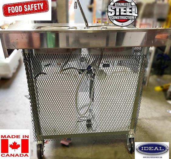 Mobile Portable Hand or Wash Sink - single - double or triple