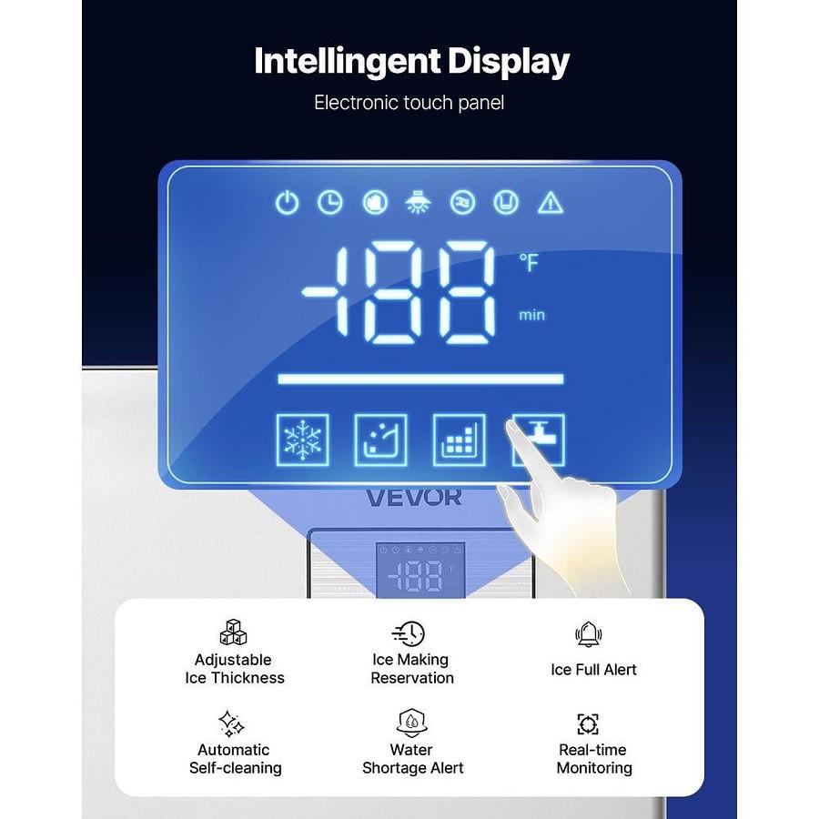 Used 260LB ICE CUBE MACHINE HEAD - WARRANTY - BRAND NEW 