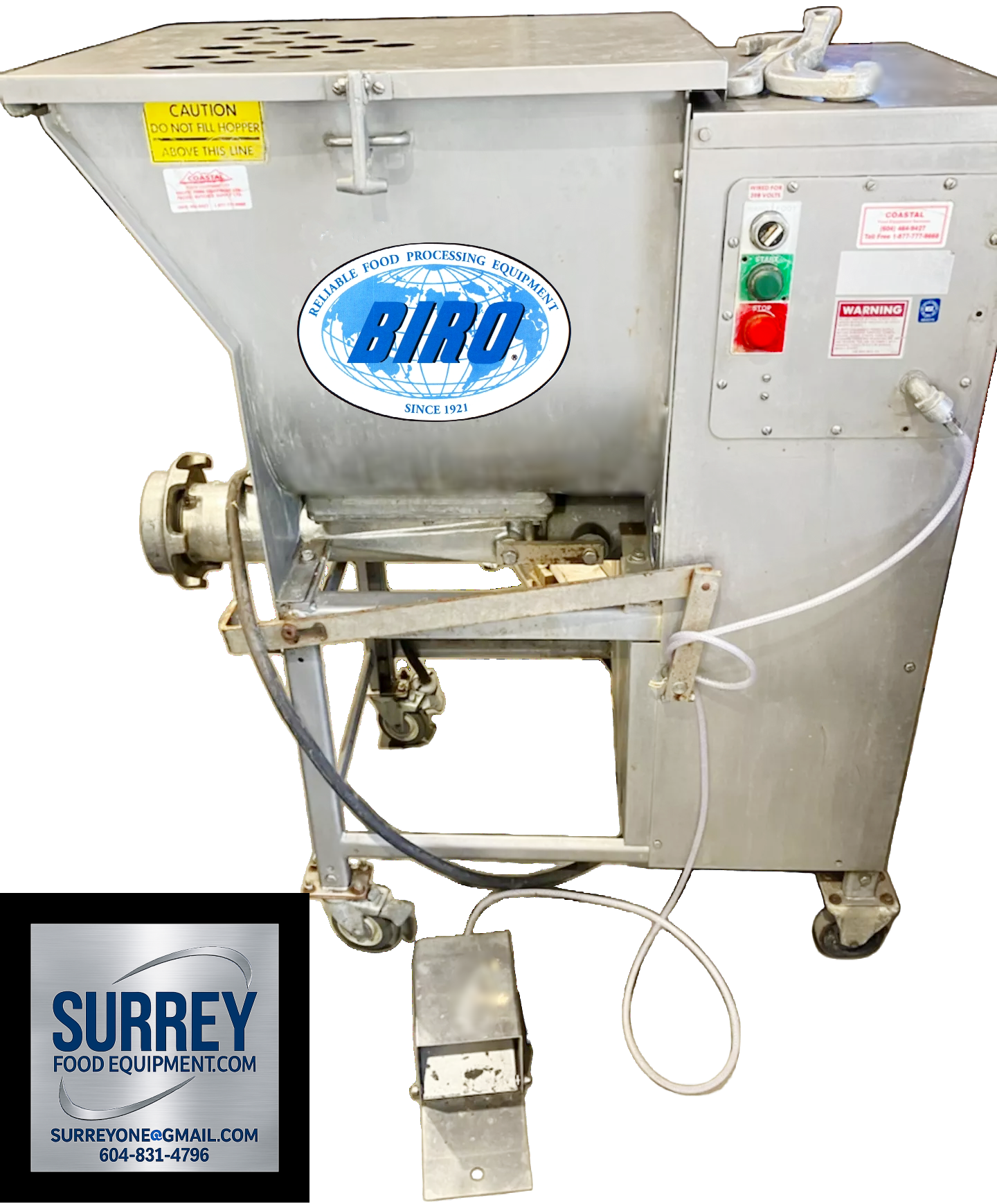 Used Biro Model AFMG 24 Meat Mixer Grinder