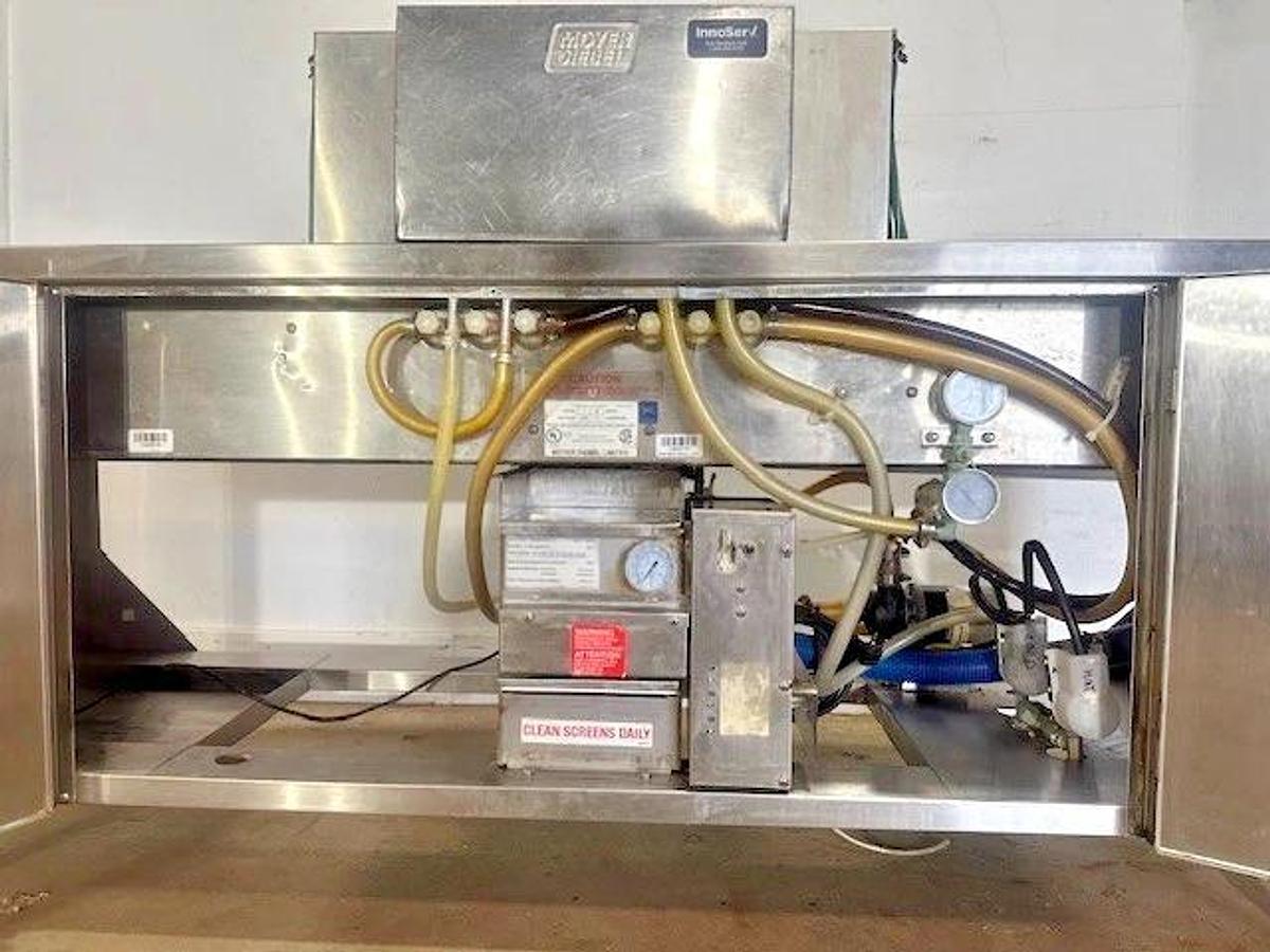 Used MOYER DIEBEL SW600R 72" RIGHT-LEFT LOW TEMP PASS THROUGH AUTOMATIC GLASSWASHER