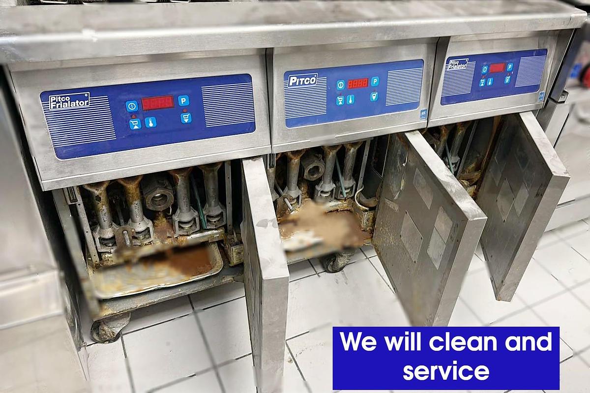 Refurbished Pitco Fryers - 3 well - 