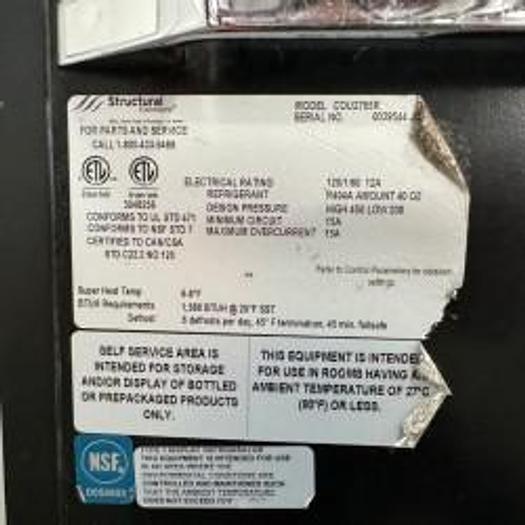 Refurbished Structural Concepts Open Merchandiser With Display Top COU2757R