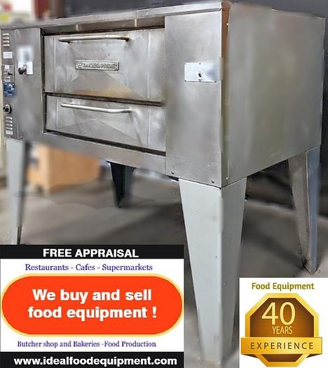 Refurbished Double stacked Bakers Pride Pizza Ovens - 4 available