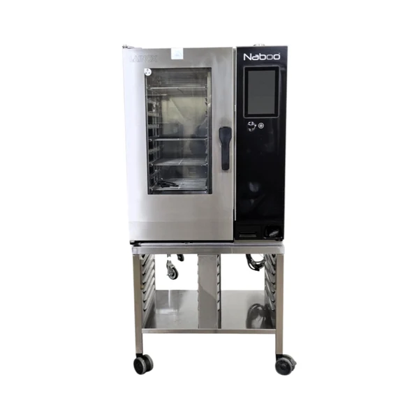 Used Lainox NAG101B Half Size Combi Oven - Nat Gas