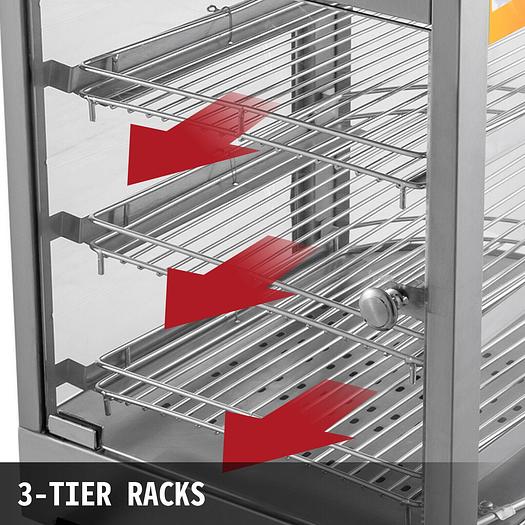 Hot food display cabinet - great impulse sales