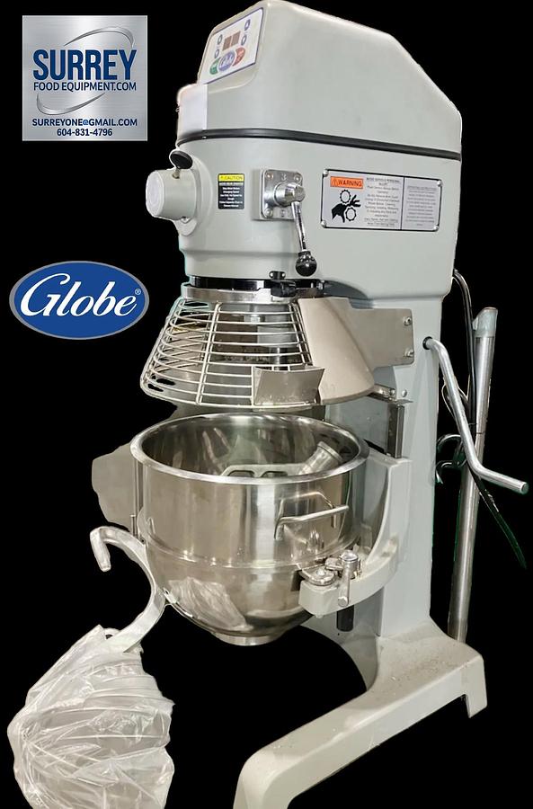 Used Globe SP30 - 30 Quart Mixer with Attachments, Purchased New and Never Used
