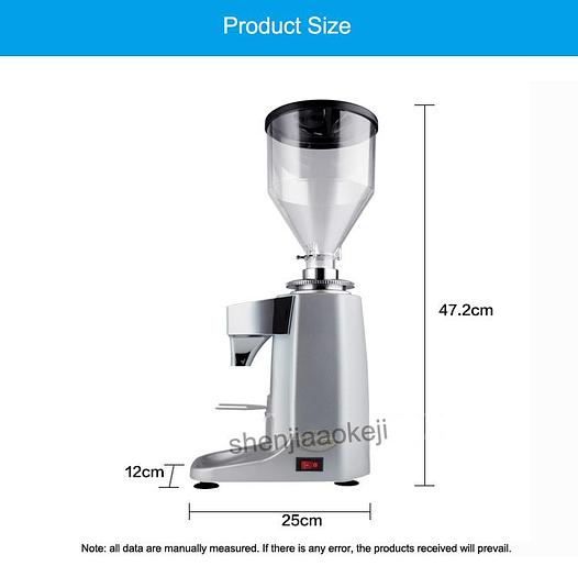 Bean grinder - coarse to fine setting