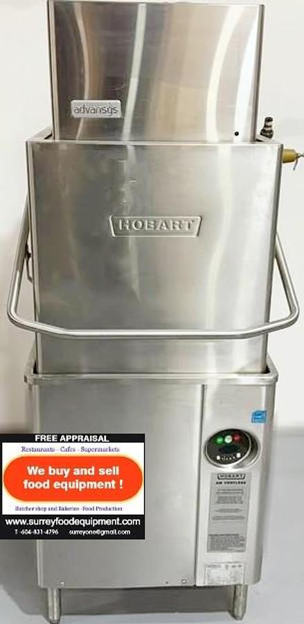Used AM 15VL Hobart Upright High Temp Ventless Dishwasher