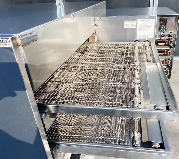 Refurbished Lincoln Impinger X 2 3270-Double Conveyor Nat Gas Pizza Oven -