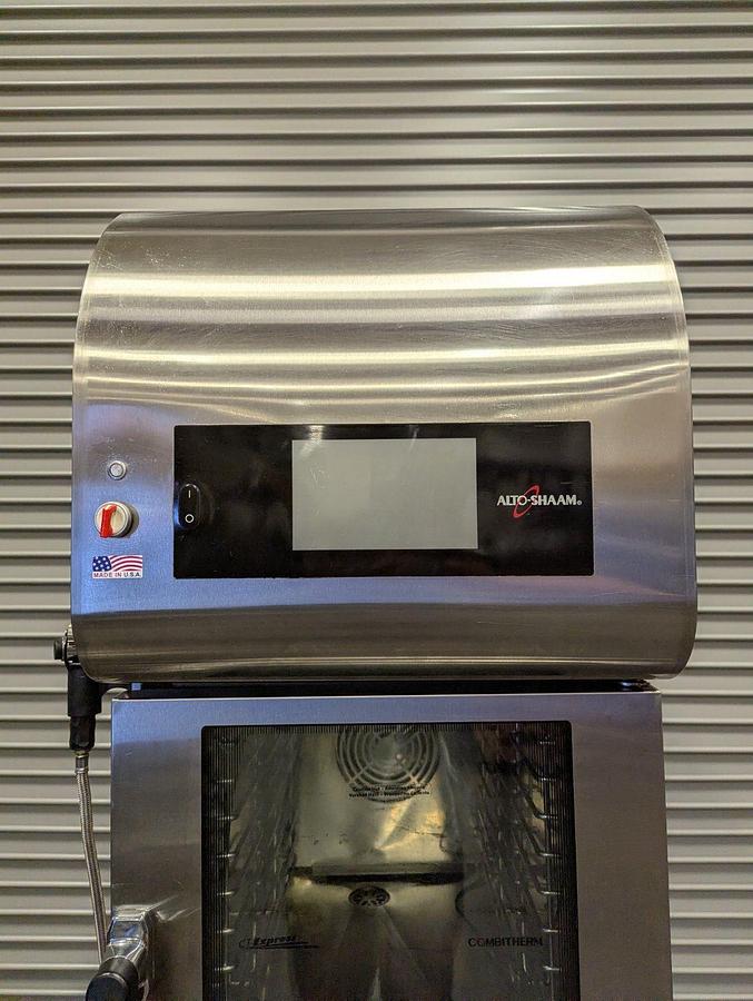 Used Auto Shaam CTX4-10EVH 10 Pan Half Size Electric Combi Oven w/Ventless Hood -