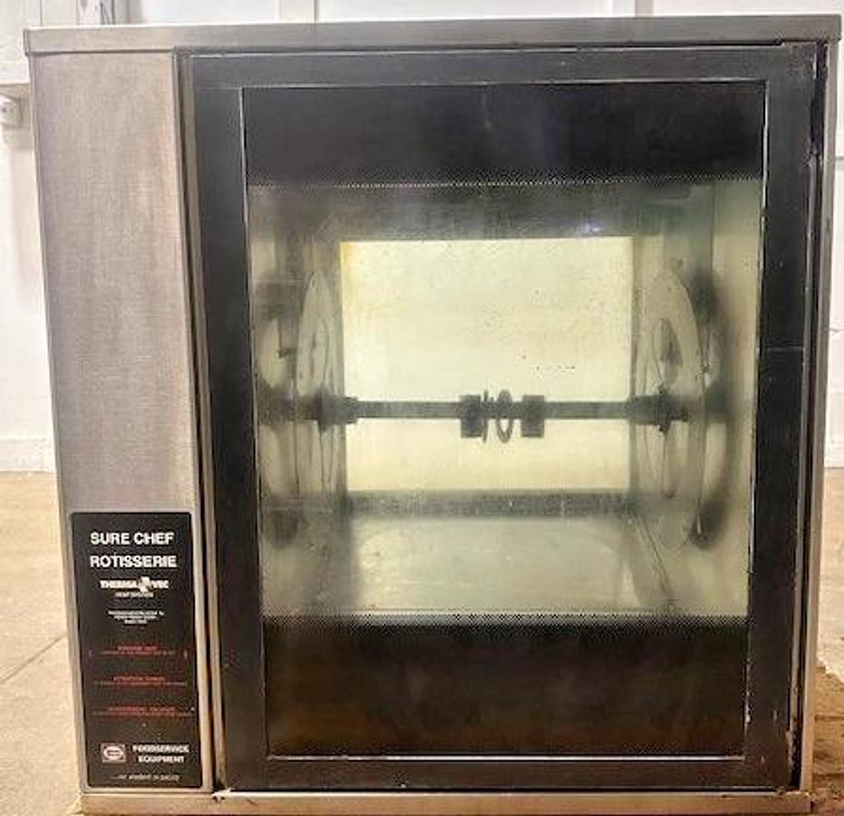 Used HENNY PENNY SCR-6" COMMERCIAL ELECTRIC DIGITAL CHICKEN ROTISSERIE OVEN 208V,3PH - C/W CHICKEN SPITS (SPEARS)