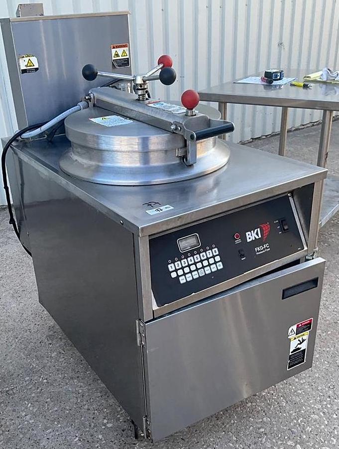 Used  BKI gas pressure fryers - 8 available
