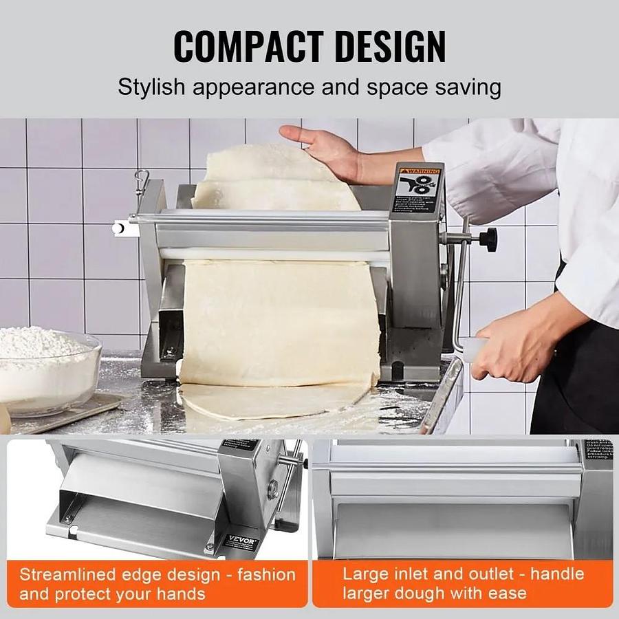 Used Manual Dough Sheeter Machine, Puff Pastry Sheeter and Fondant Roller