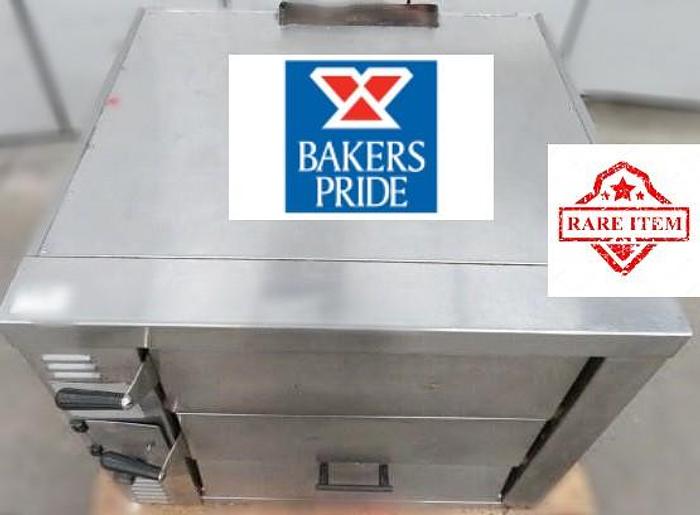 Refurbished Bakers Pride GP-51 Countertop Pizza Oven - Double Deck, Natural Gas - small foot print