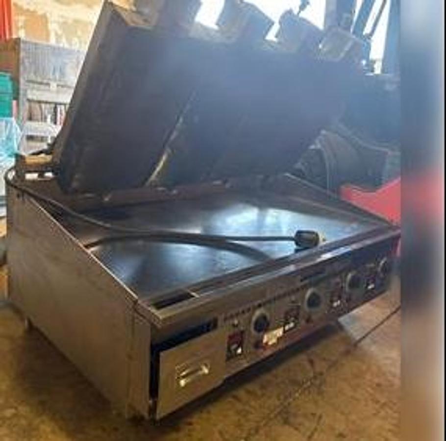 Used Keating Miraclean Top-Side Cooker Grill - clam shell electric