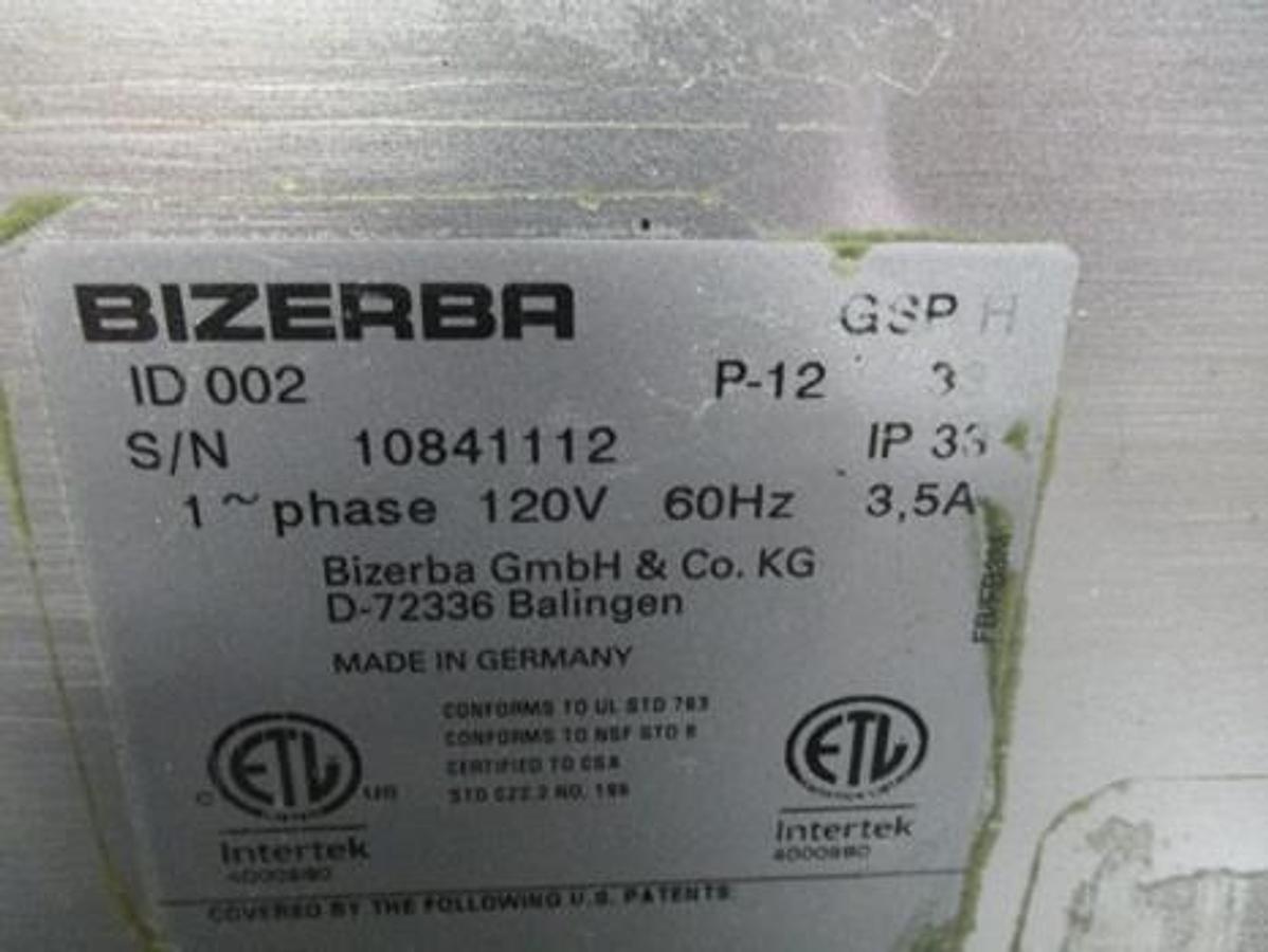 Used Bizerba GSP H meat slicer - 2 AVAILABLE