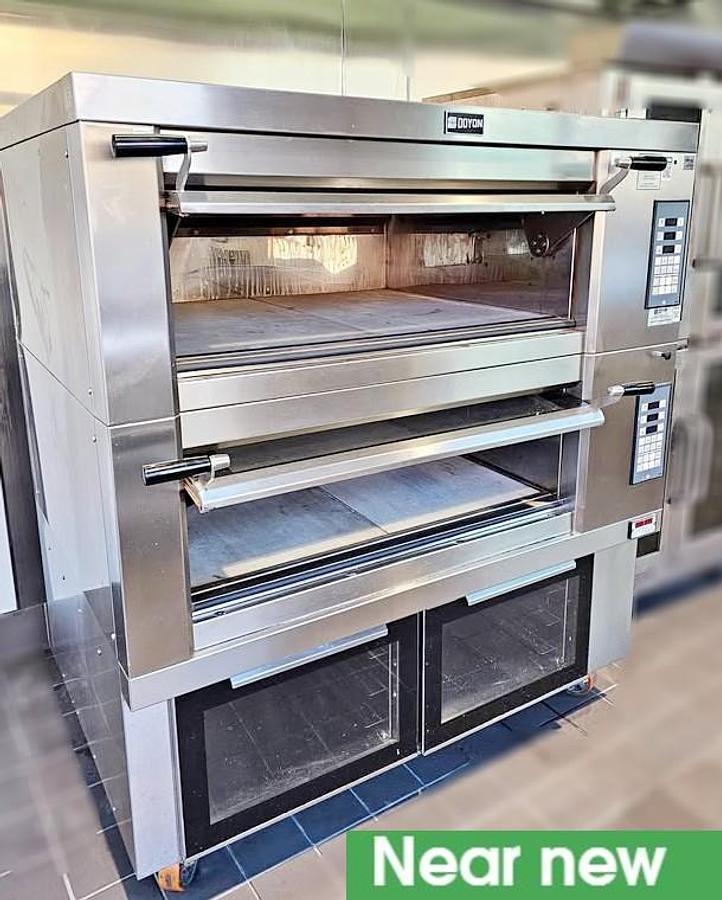 Used Doyon 2T2 Double-Deck Oven – 208V Commercial Deck Oven - STEAM INJECTION