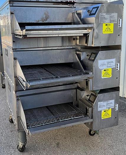 Refurbished 2019 Middleby Marshall gas conveyor oven -Model 638G - TRIPLE DECK