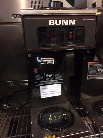 Used BUNN POUR OVER COFFEE MACHINE - 2 BURNERS - 2 AVAILABLE