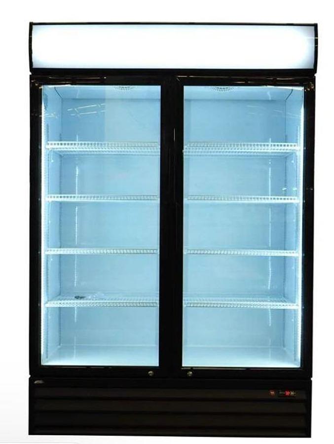 Used Commercial 54" 2 Door Merchandiser Refrigerator 43 cu. ft. - Scratch & Dent Model: KPR-49BG -SEE VIDEO