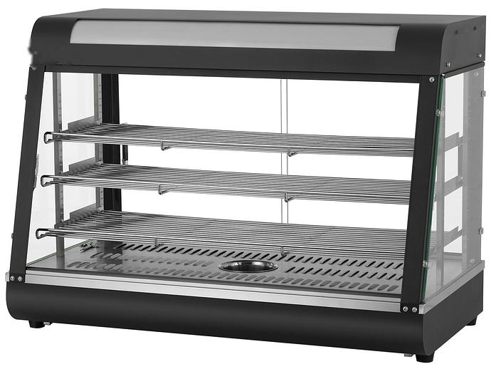 Commercial Hot Food Warmer Display, 3 Tiers
