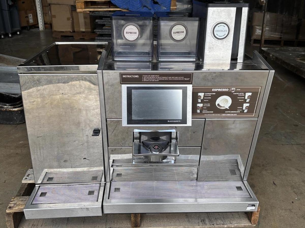 Used Nespresso Espresso machine with milk dispenser