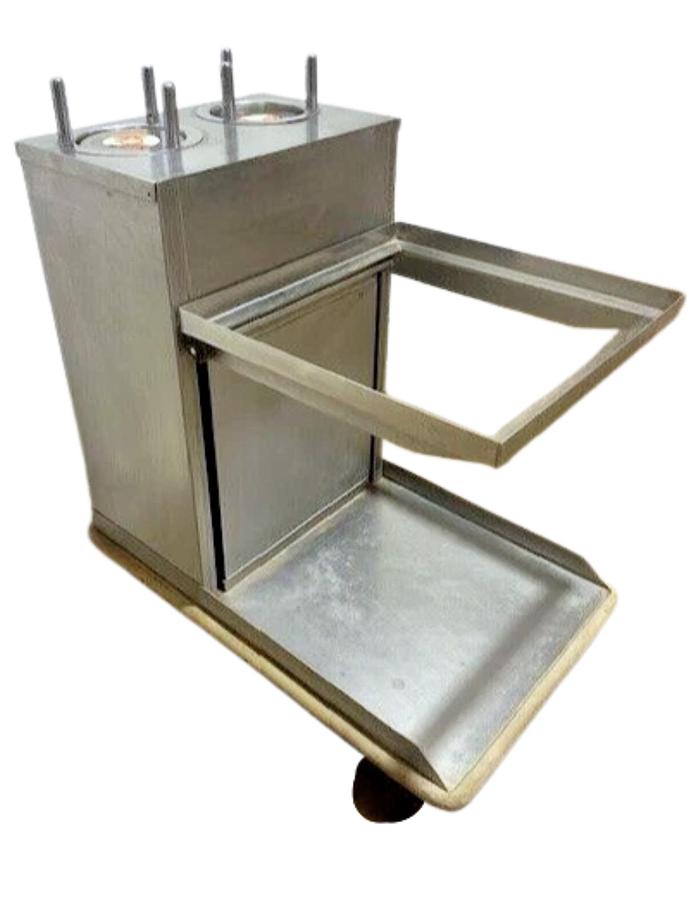 Used AMF Model: CSC-2020-SS-36 Lowerator Self-Leveleing System with Plate holder & Dish Tray