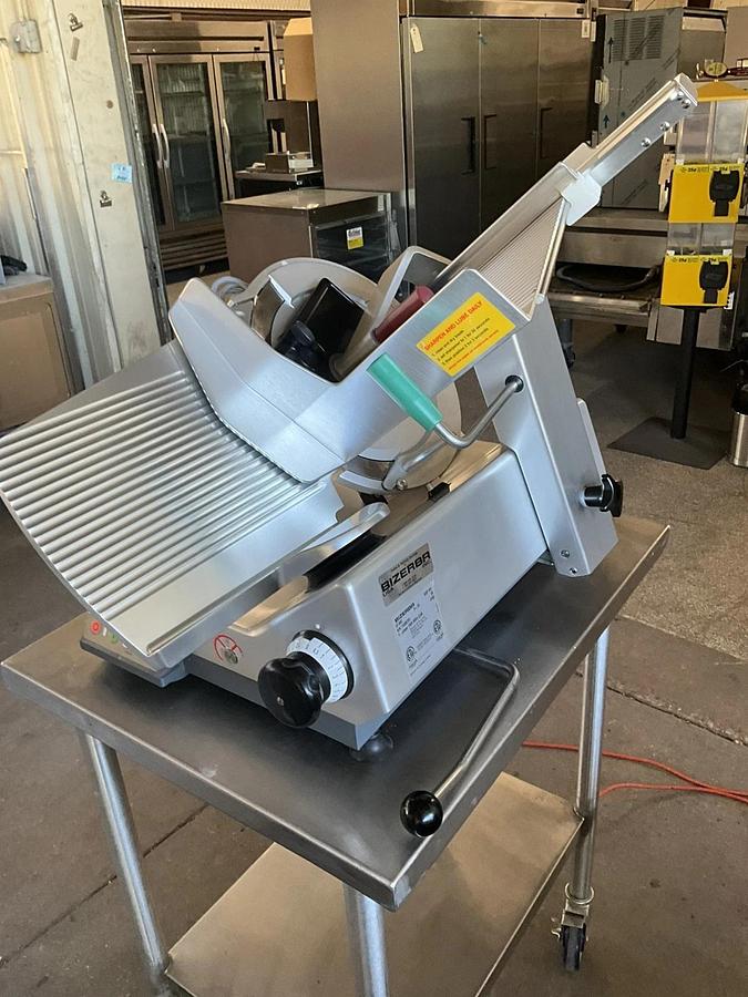 Used 2020 Bizerba automatic manual slicer GSP HD ham Cheese Deli Restaurant Kitchen