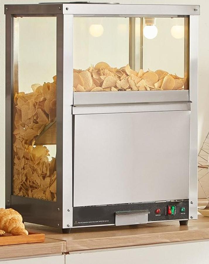 Nacho - peanut - popcorn - potato chips - display warmer