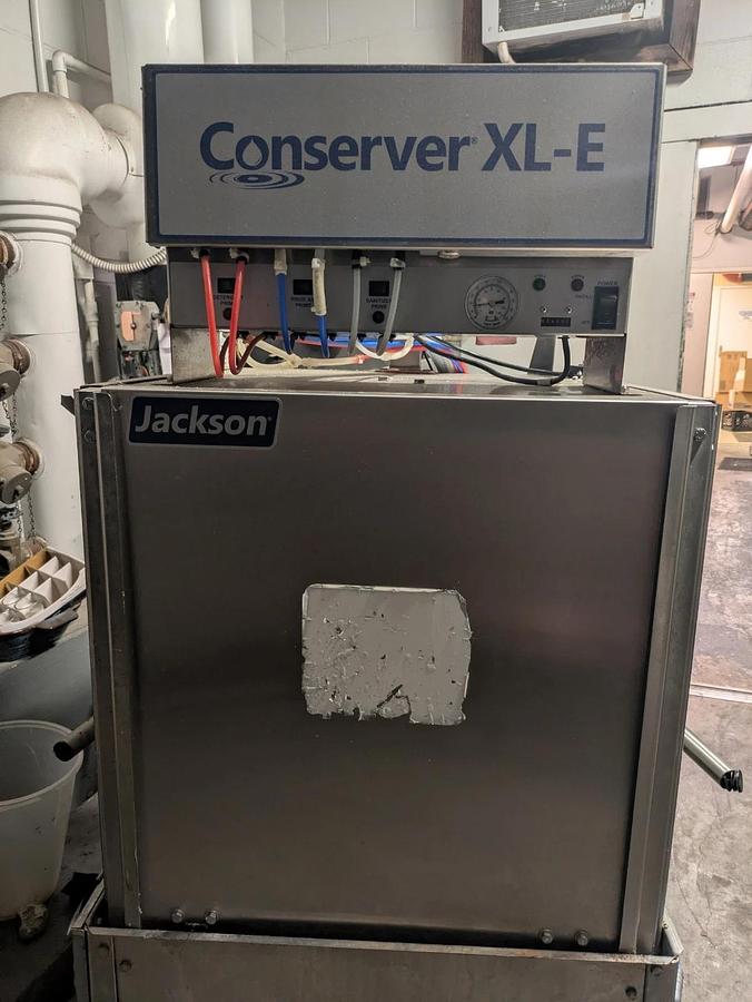 Used ackson WWS CONSERVER XL-E Conserver Low Temperature Dishwasher 39 Racks/hr