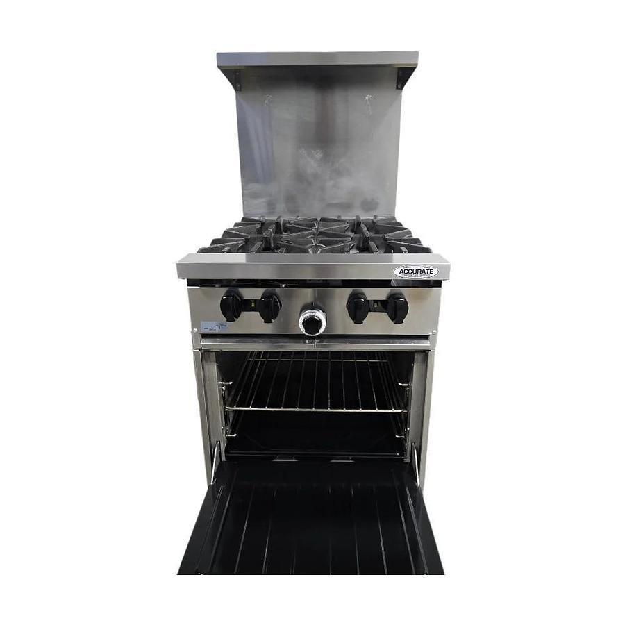 Used Garland X24-4L Range - 4 Burner - Natural Gas