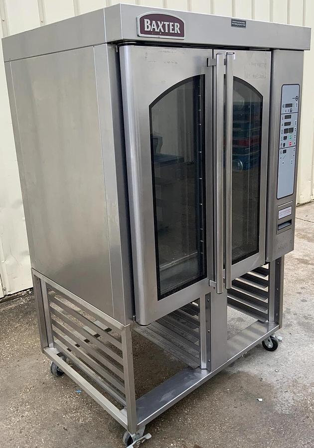 Used Baxter Hobart Electric mini rack oven steam oven w/ stand bakery bread OV310E