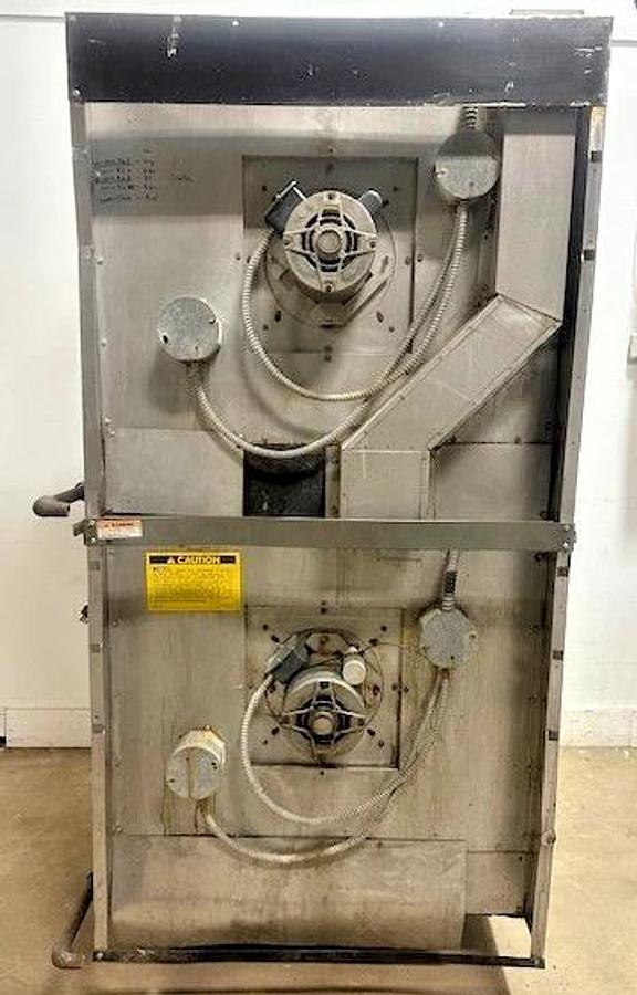 Used VULCAN SG1010T" COMMERCIAL N GAS DOUBLE STACK CONVECTION OVEN 