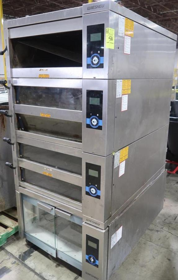 Used Wiesheu baking oven stack In HEB warehouse auction 9/16/25