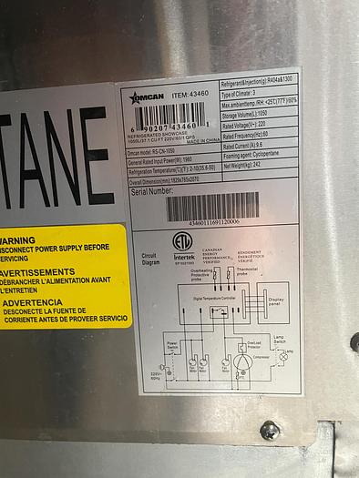 Refurbished Omcan RS-CN-1050 Open Cooler