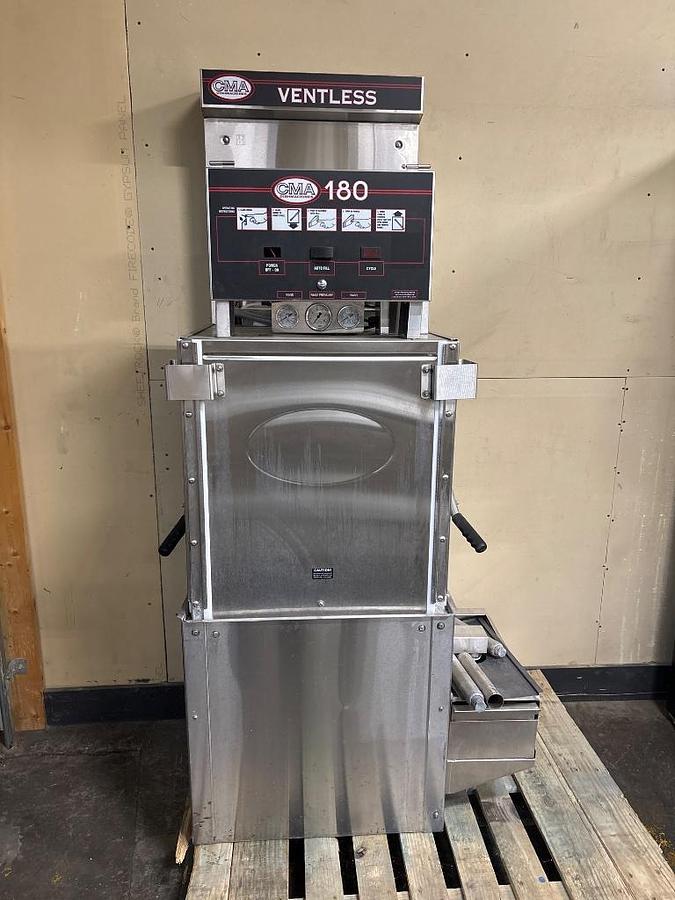 Used  CMA Dishmachines 180 Ventless High-Temp Door-Type Commercial Dishwasher