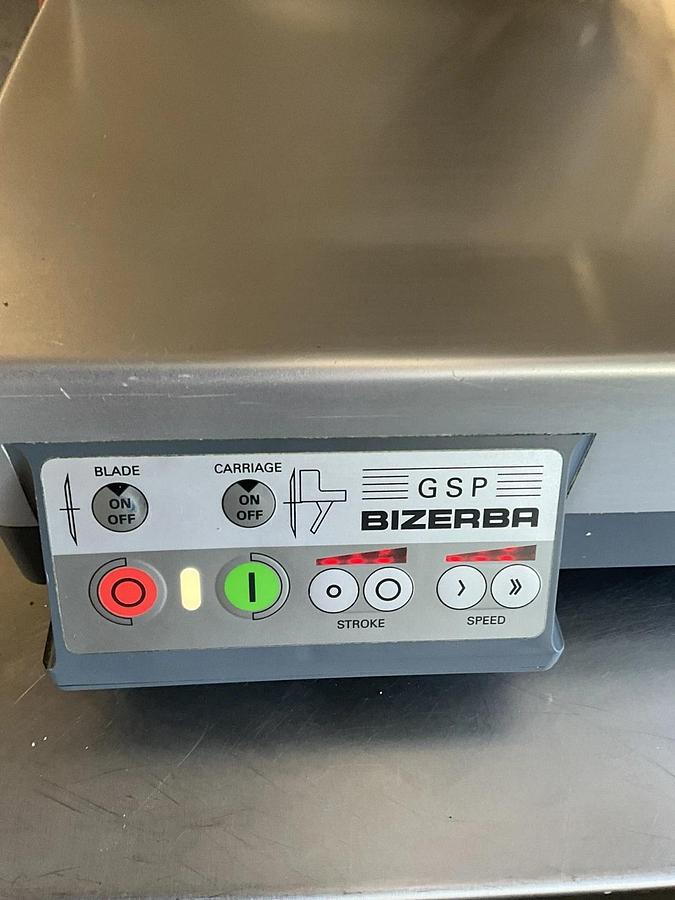 Used 2020 Bizerba automatic manual slicer GSP HD ham Cheese Deli Restaurant Kitchen