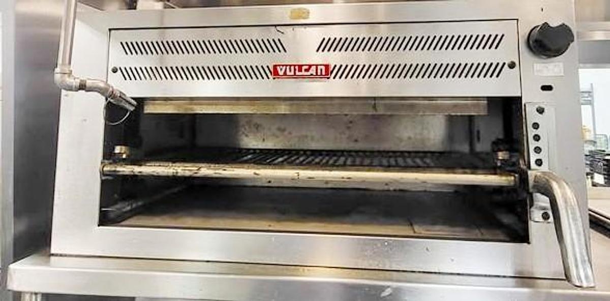 Used Vulcan gas salamander - cheese melter 