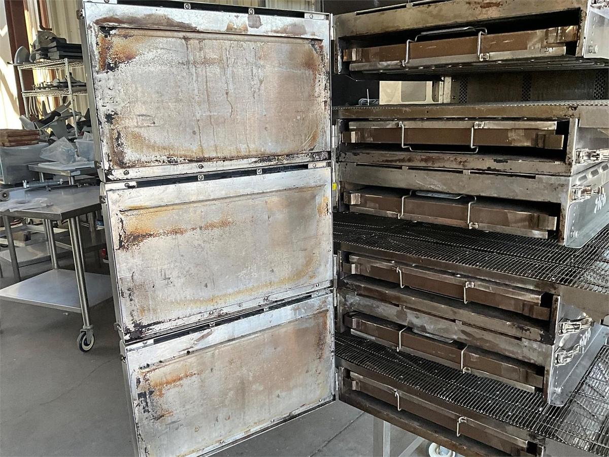 Used Turbochef triple stack oven with stand -HHC2020