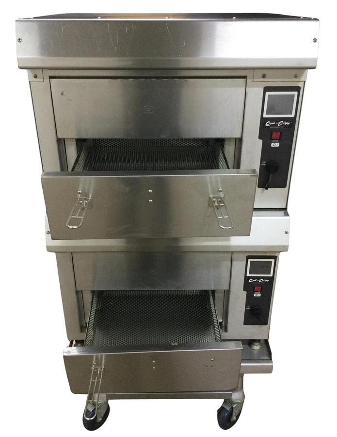 Used Quik n' Crispy GF5 Double Greasless Ventless Commercial Air Fryer Oven