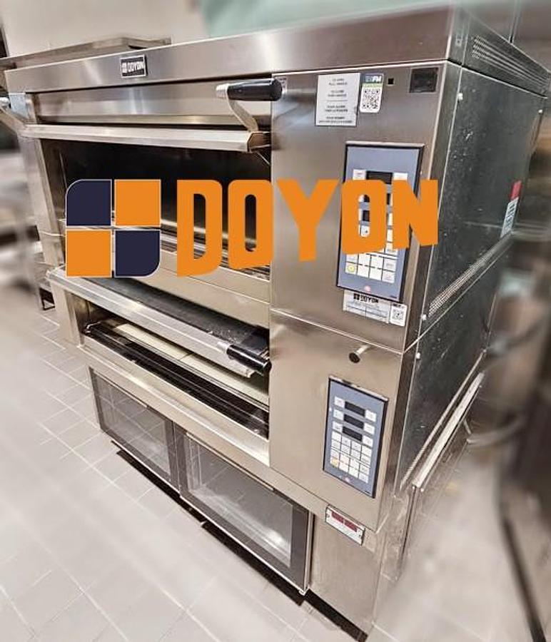 Used Doyon 2T2 Double-Deck Oven – 208V Commercial Deck Oven - STEAM INJECTION