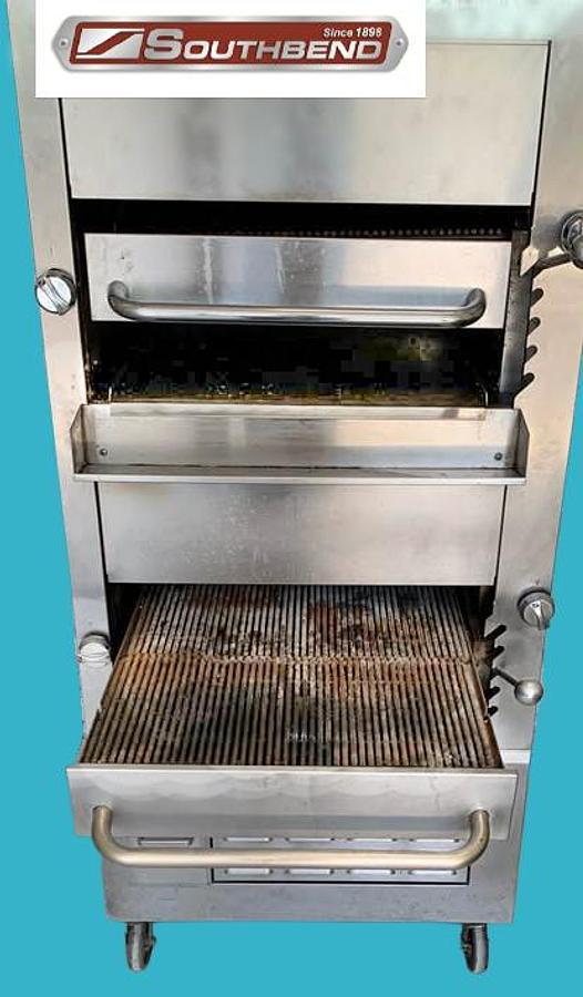 Used South Bend 270 Double Over Gas Fired Broiler - in excellent condition - RARE ITEM