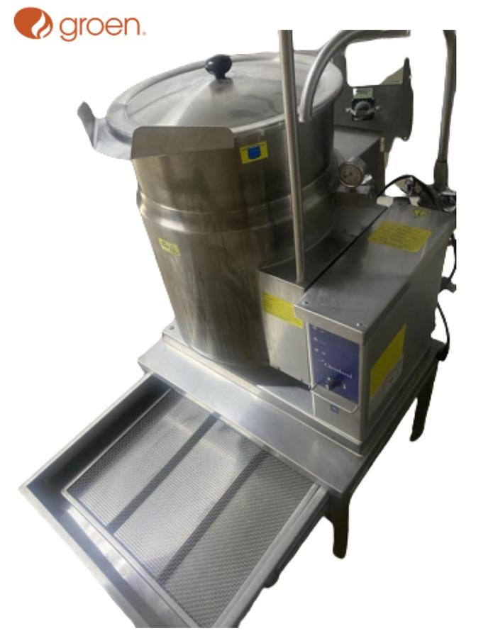 Used Groen TDBO-20 20 Qt Manual Tilt Tilting Skillet Braising Pan